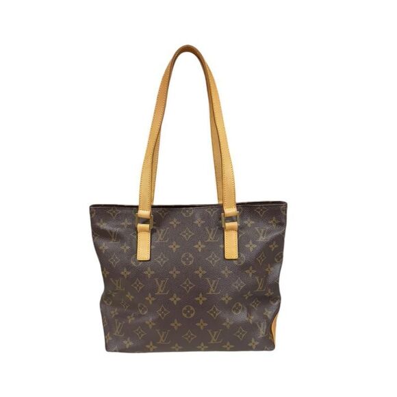 Louis Vuitton Cabas Piano Monogram Shoulder Bag Monogram Canvas M51148 Brown
